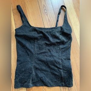 Betsey Johnson metallic top m